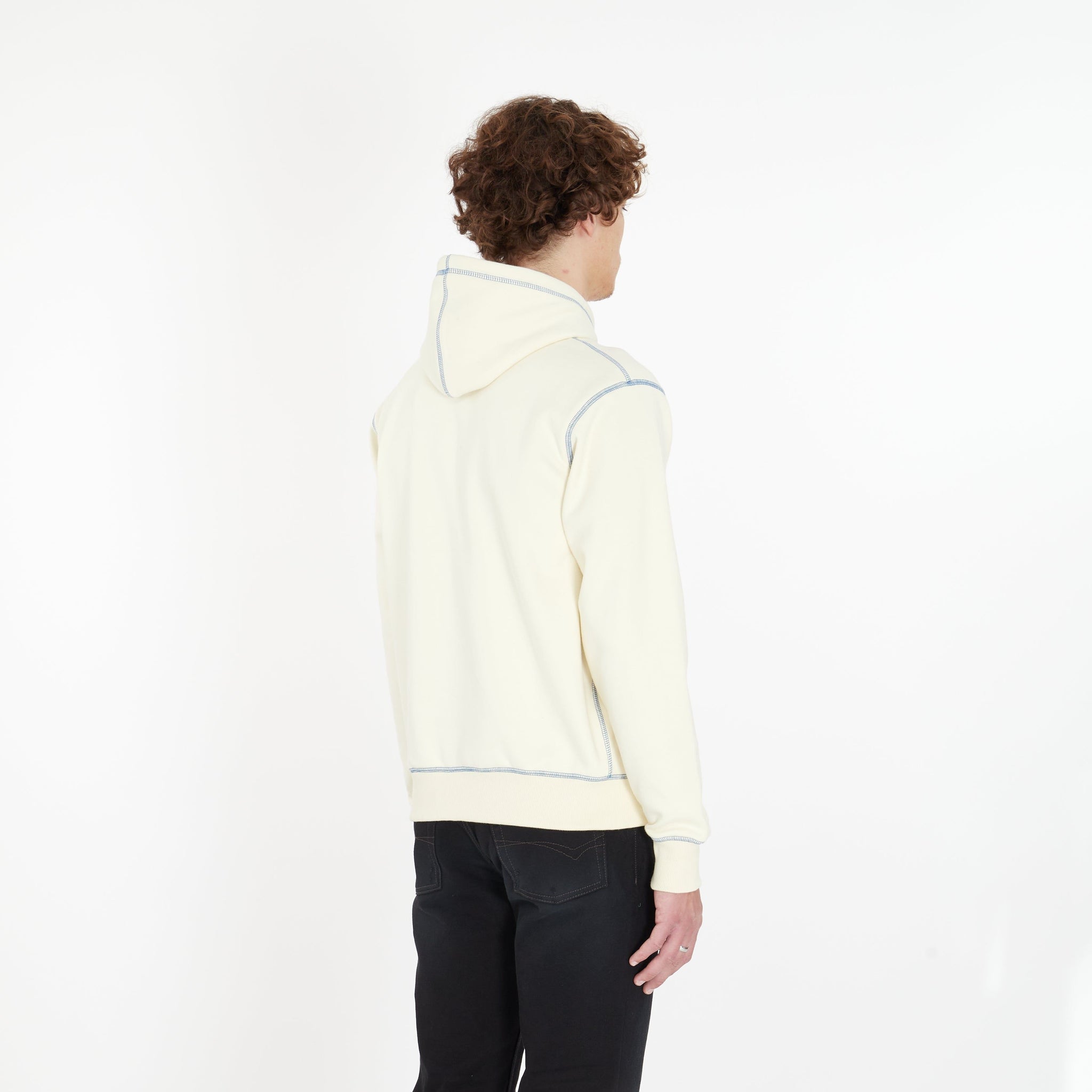 Hoodie Walk à Surjet Beige - Lesthete walk in paris