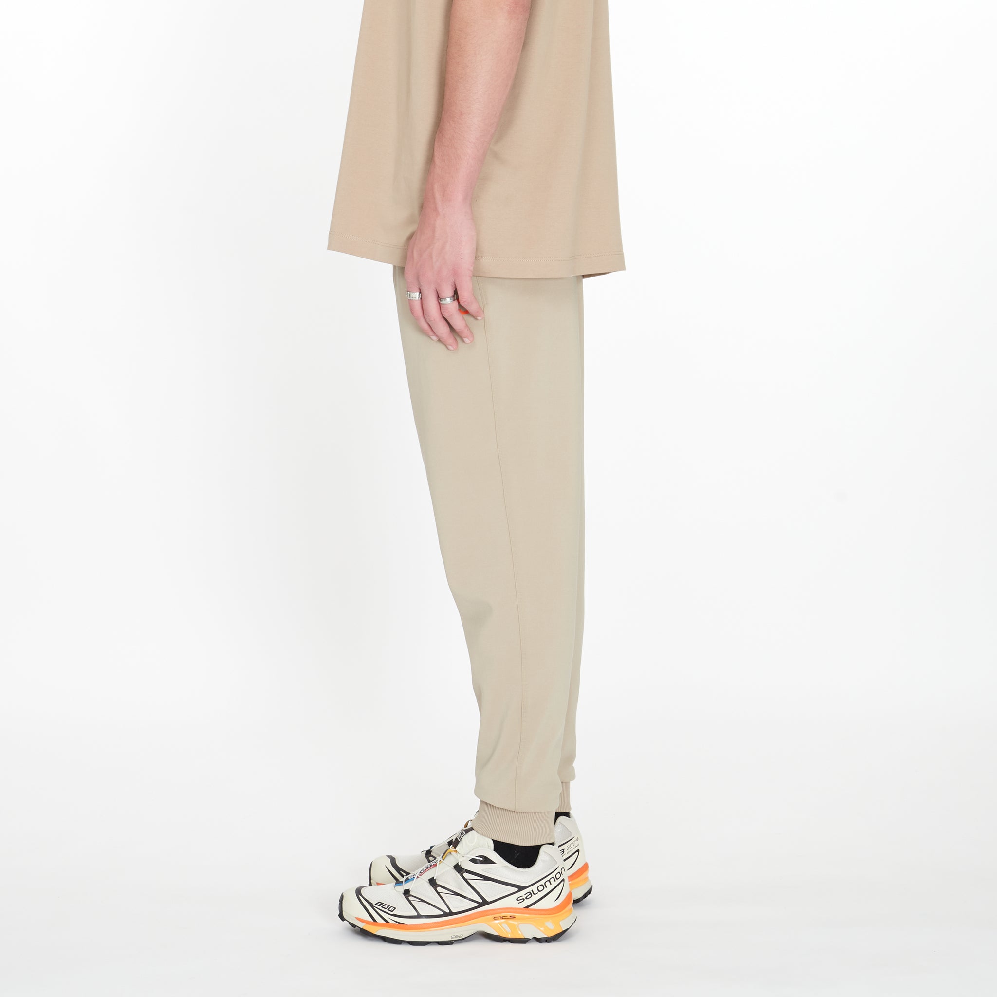 Pantalon Track Beige