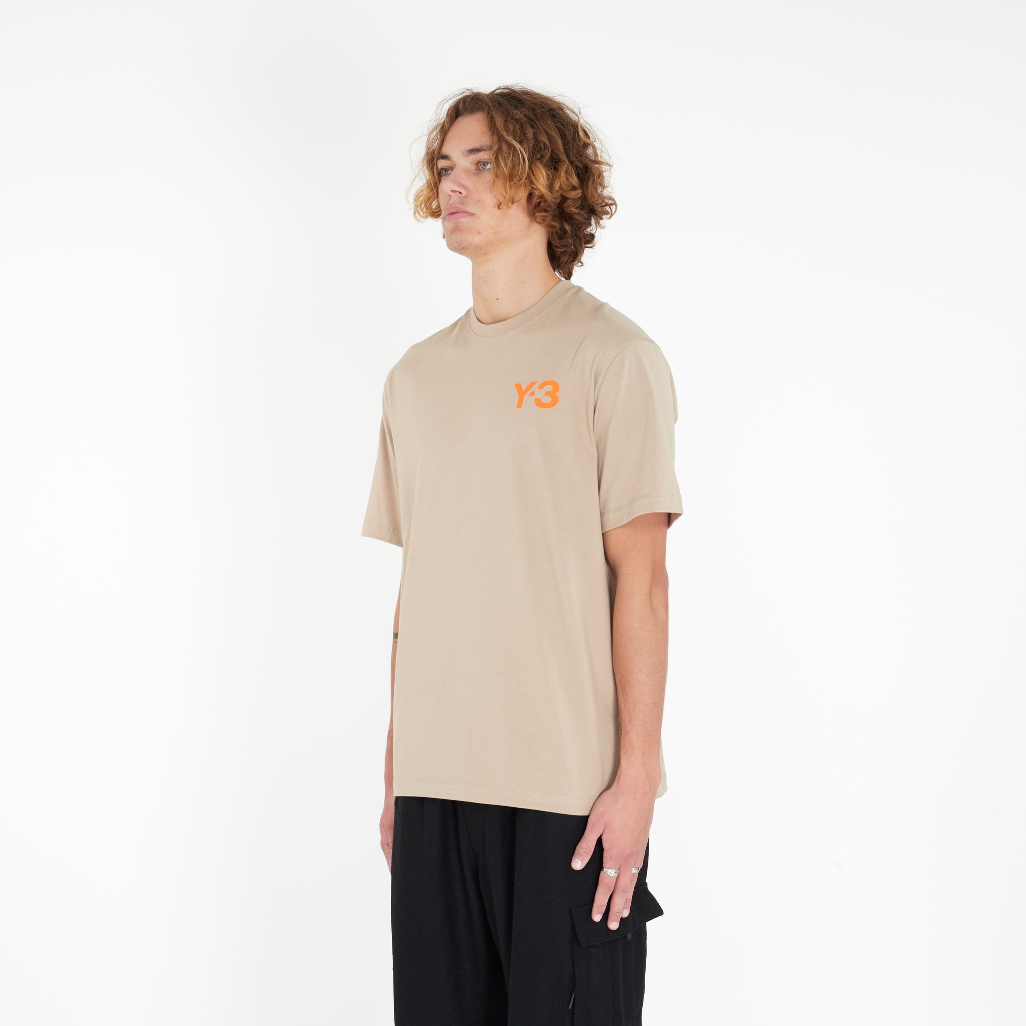 T-shirt à Logo Beige - Lesthete y3