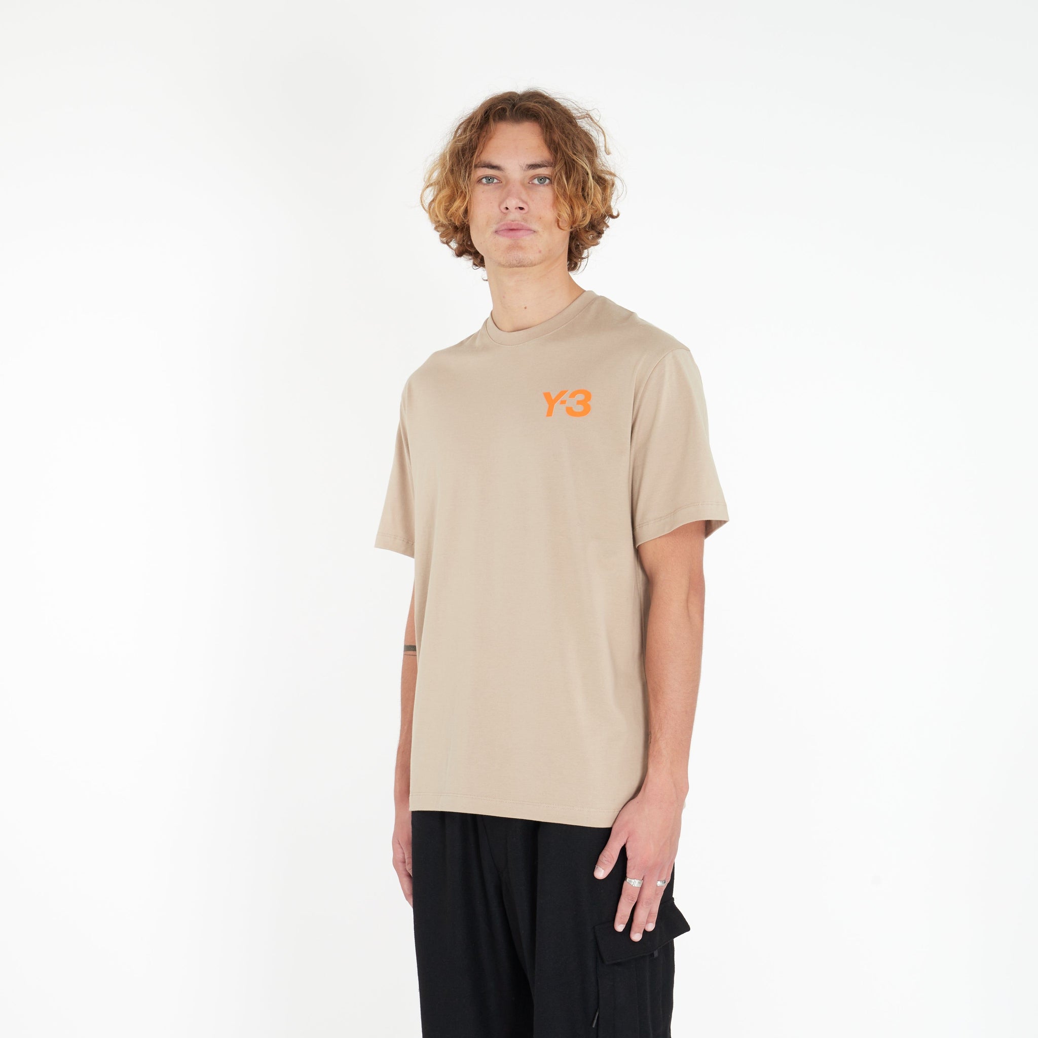 T-shirt à Logo Beige - Lesthete y3