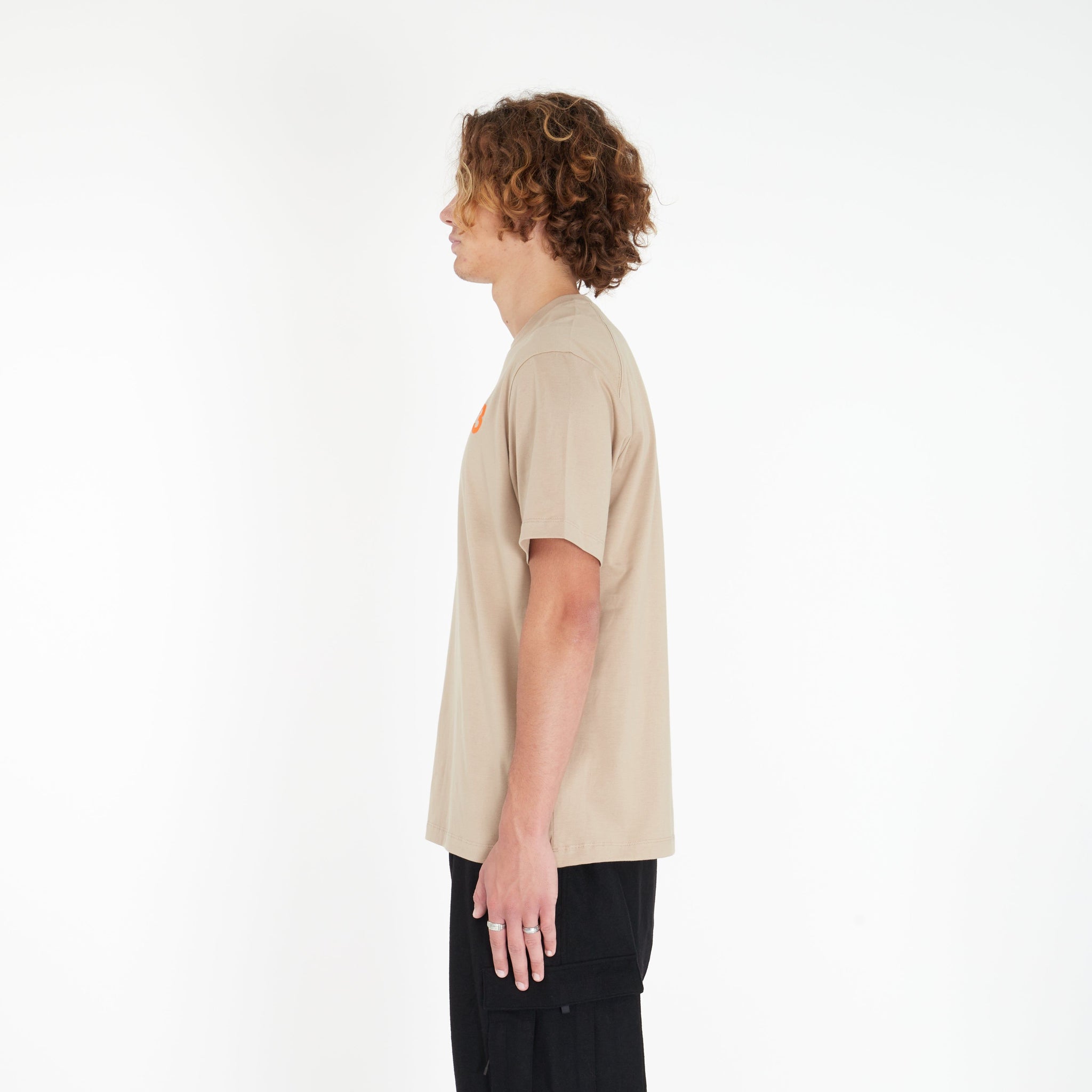 T-shirt à Logo Beige - Lesthete y3