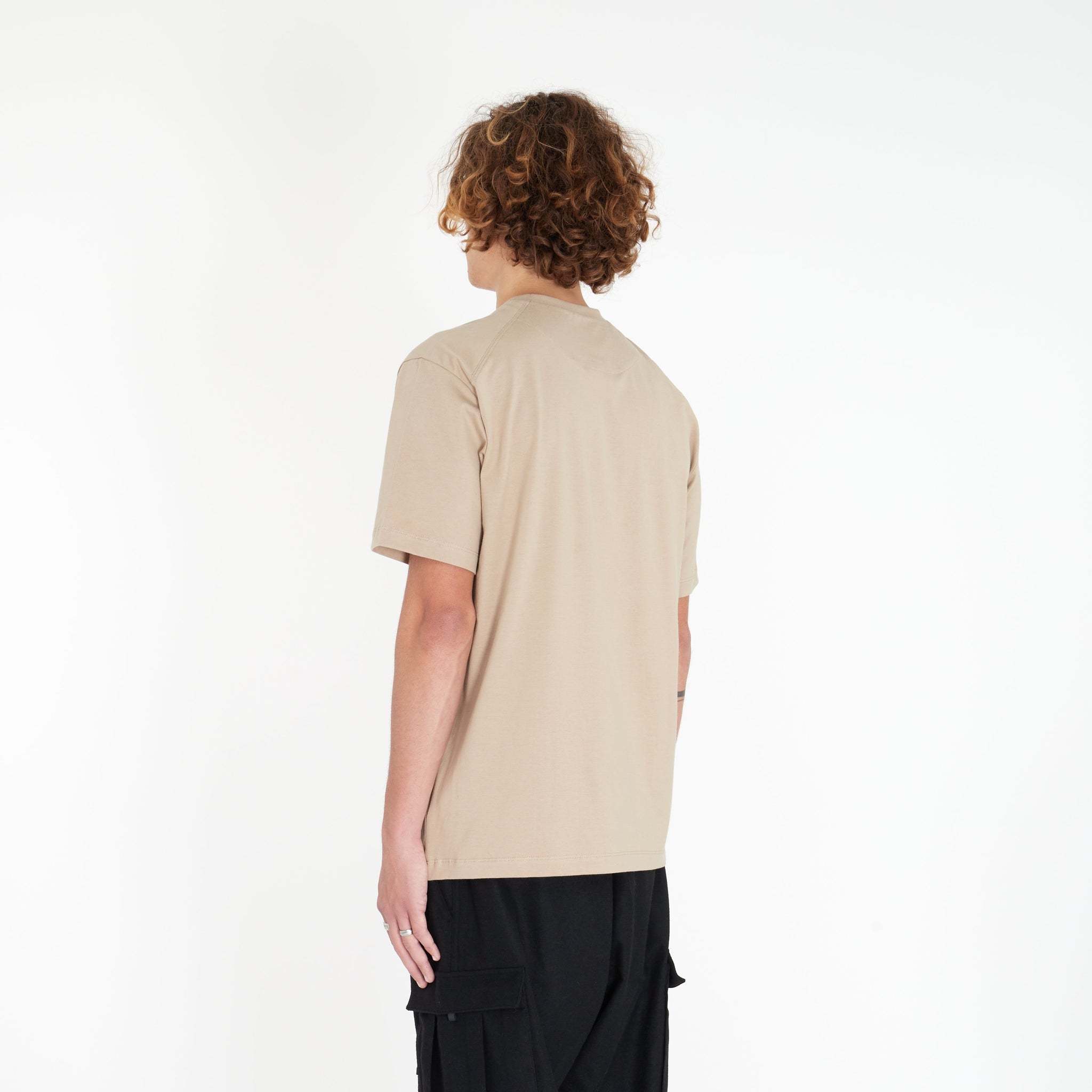 T-shirt à Logo Beige - Lesthete y3