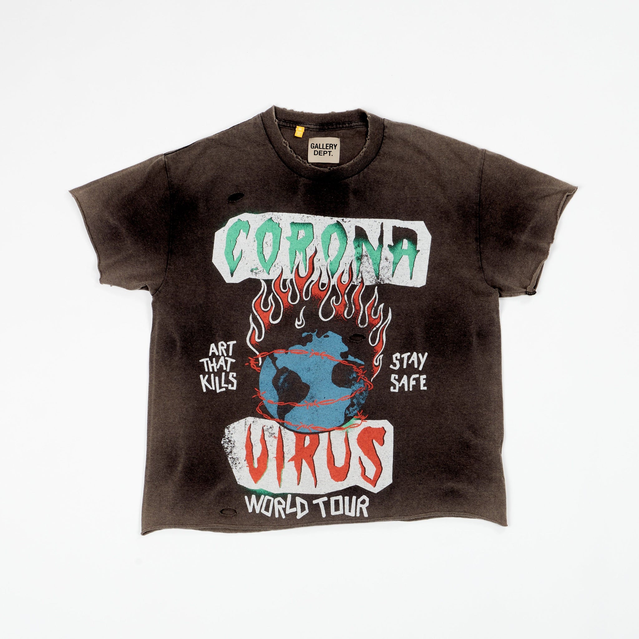 T-shirt Corona Tour Black - Lesthete Gallery dept